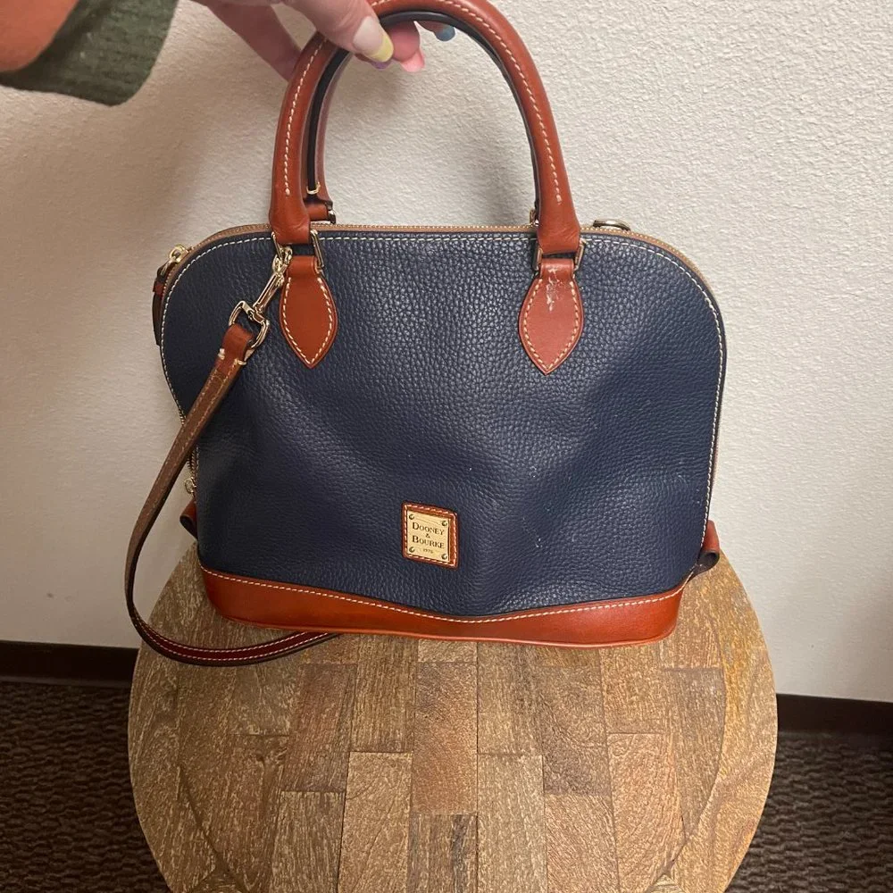 Dooney & Bourke Pebble Leather Zip Zip Satchel *AS-IS* - Picture 2 of 6